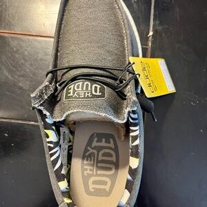 STS Ranchwear Gray and Black Slip-On Loafers